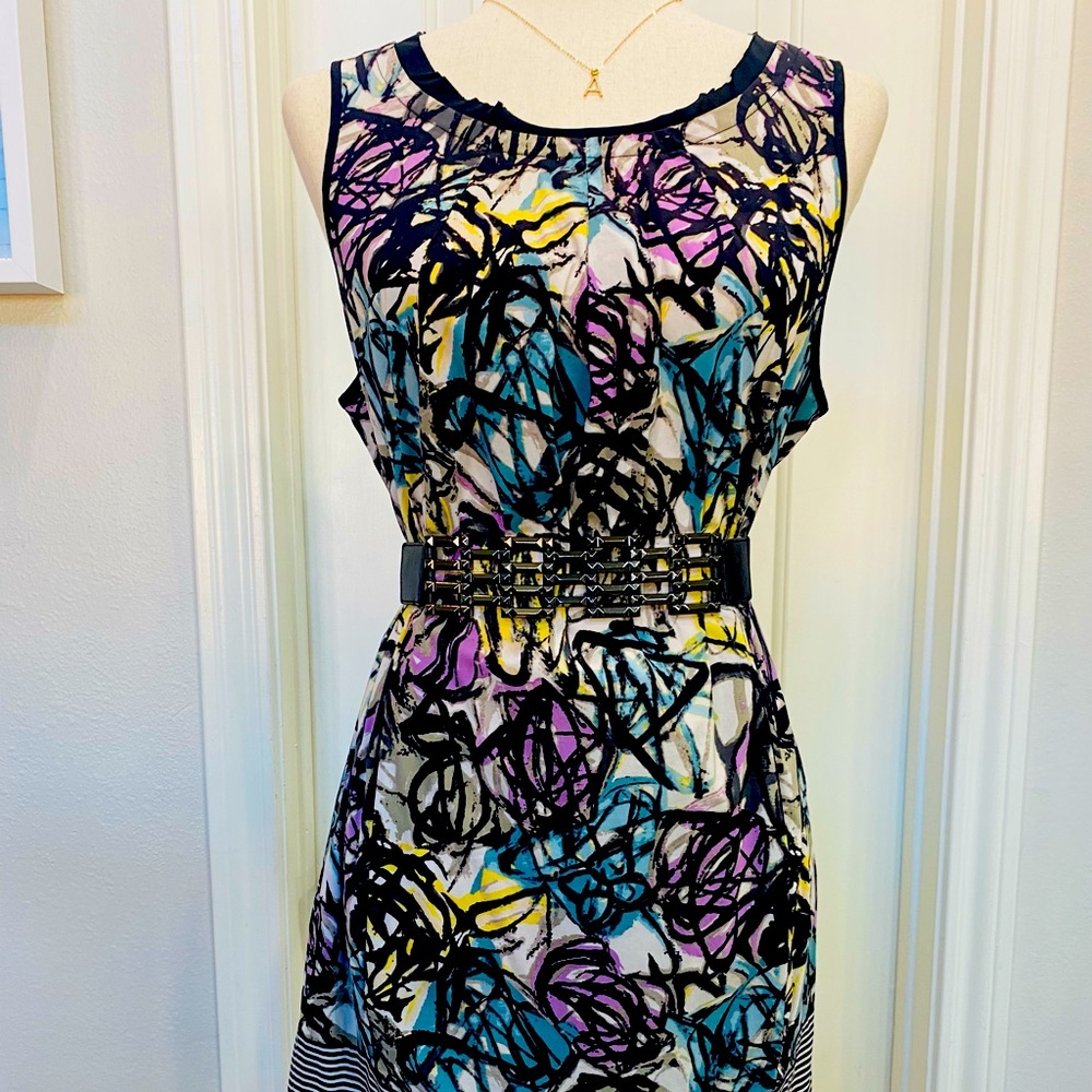 BCBGMAXAZRIA Color Splash Dress 10